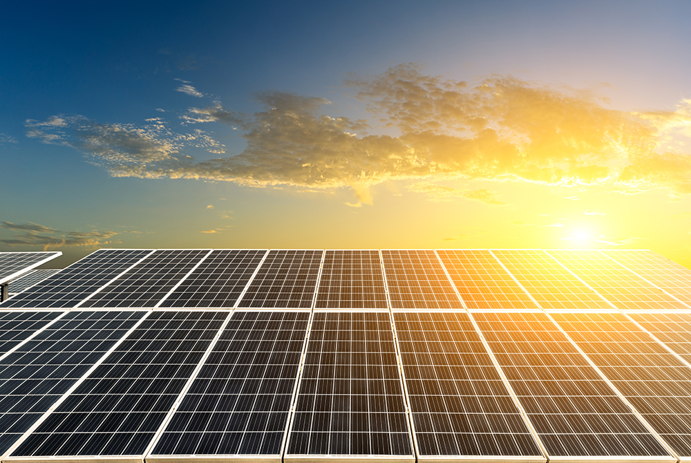 Which solar cell technology is used for residential solar system in the United States?