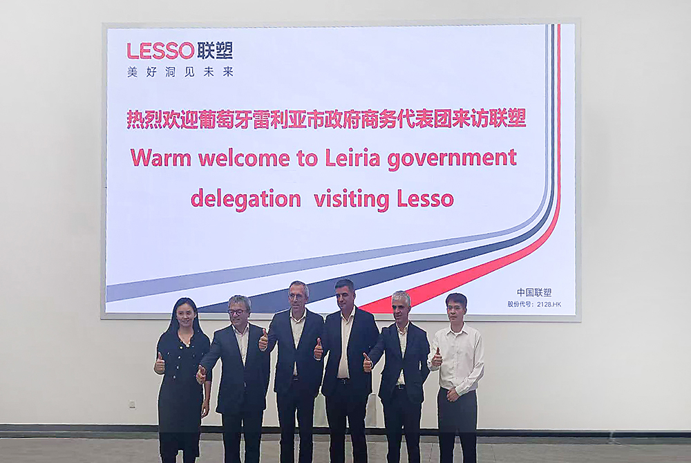 Leiria Government Delegation visited at LESSO Solar Wusha Factory