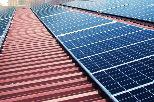 Photovoltaic and modern city skyline, China Chongqing.; Shutterstock ID 1936882663