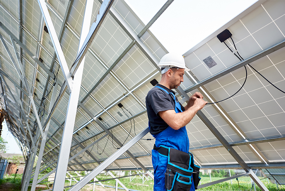 7 Steps to install the solar panel system